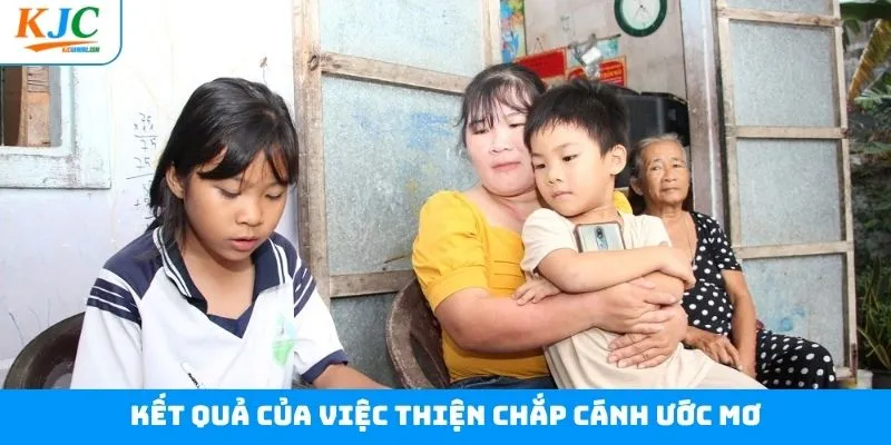 Kết quả của chương trình chắp cánh ước mơ Kết quả của chương trình chắp cánh ước mơ