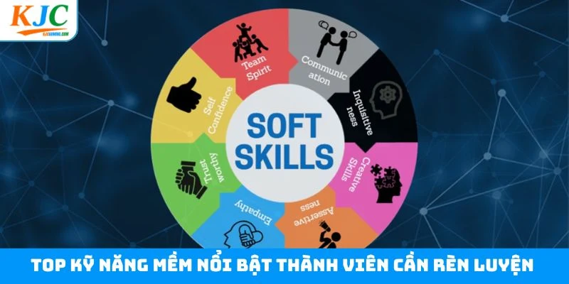 Top những kỹ năng mềm nổi bật thành viên cần rèn luyện Top những kỹ năng mềm nổi bật thành viên cần rèn luyện